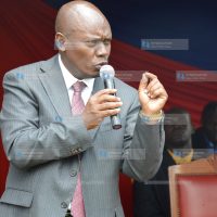 Kiambu Governor William Kabogo addresses a graduation ceremony