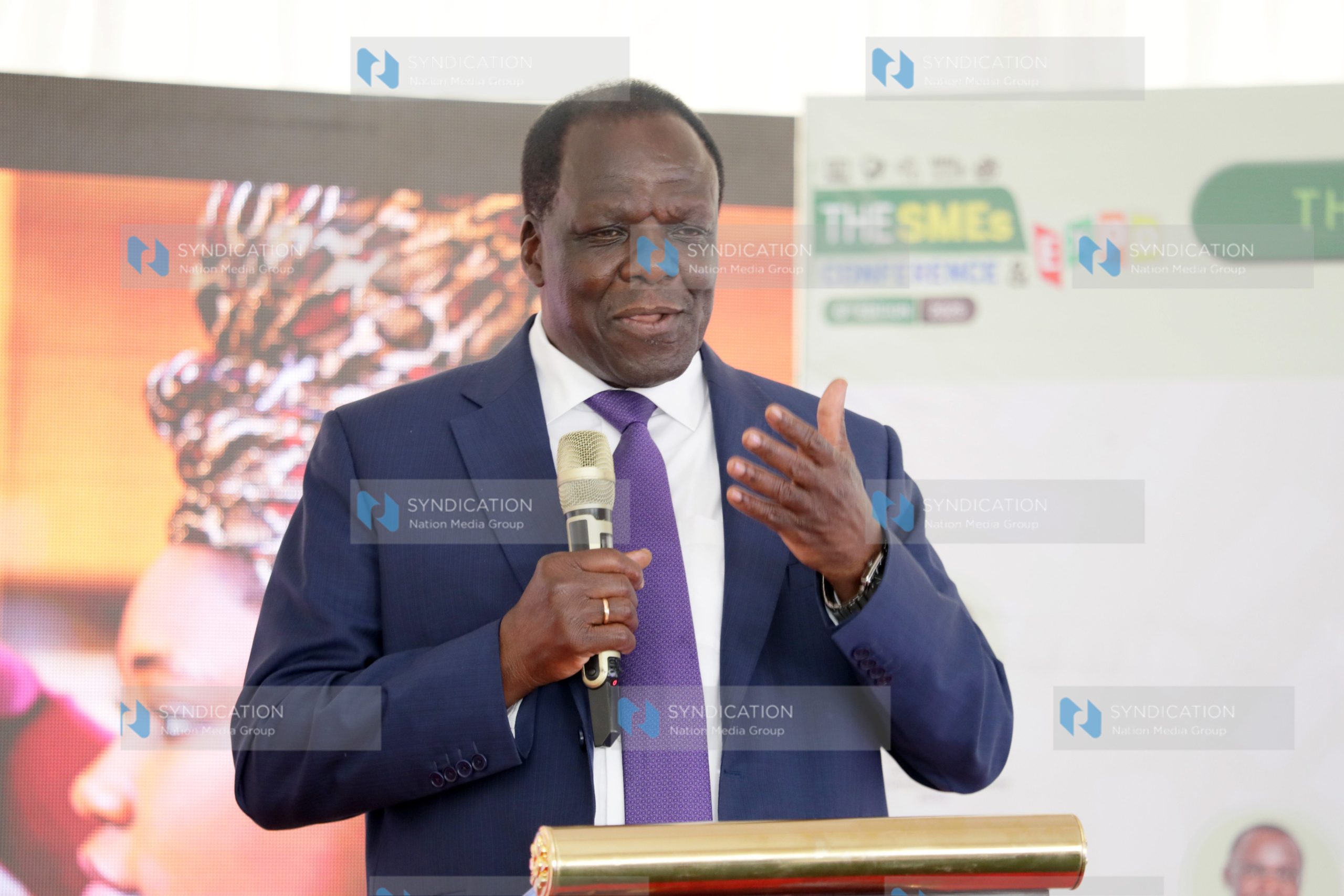 Co-operatives and Micro, Small and Medium Enterprises (MSMEs) Development Cabinet Secretary Wycliffe Oparanya
