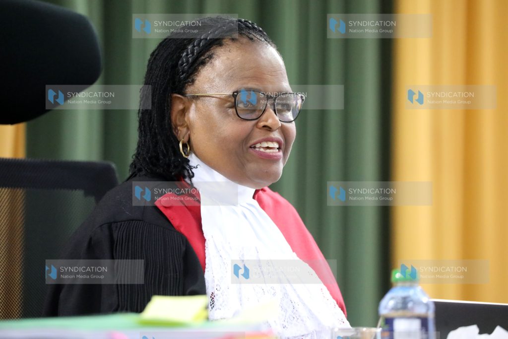 Supreme Court of Kenya judge Martha Koome (Chief Justice)