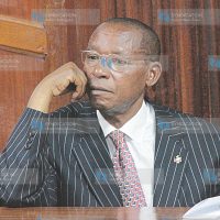 Education minister Mutula Kilonzo in a Nairobi court