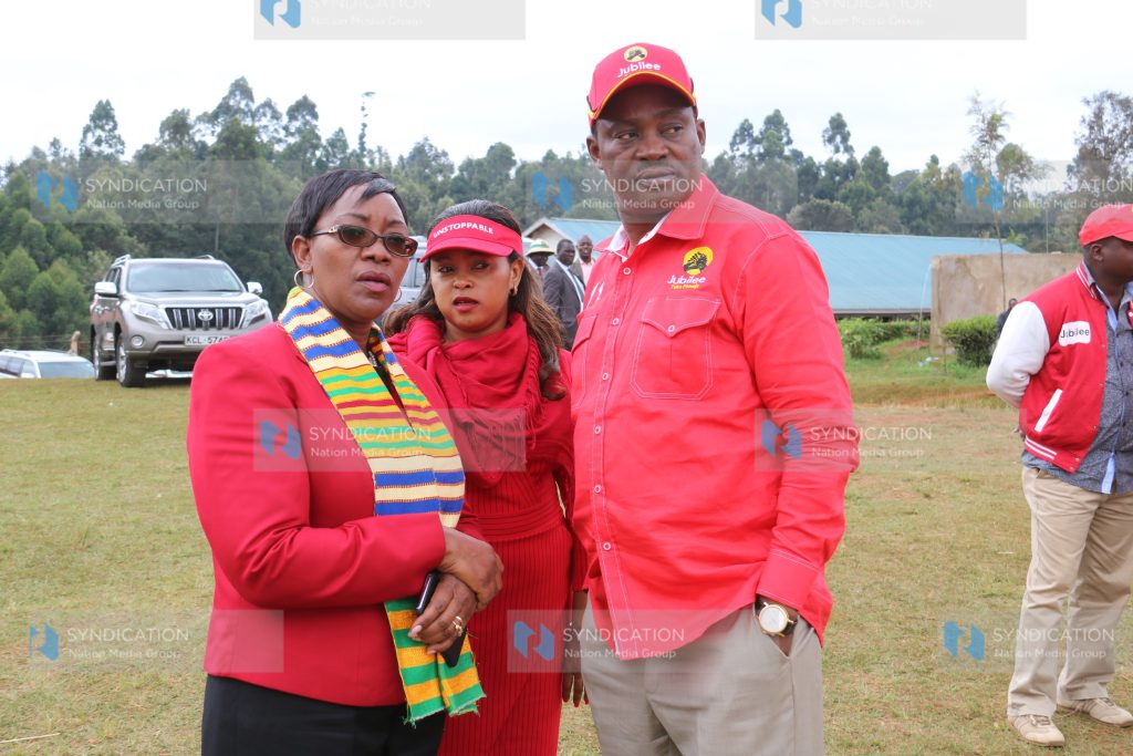 A rally at Kairuri Stadium, Embu County