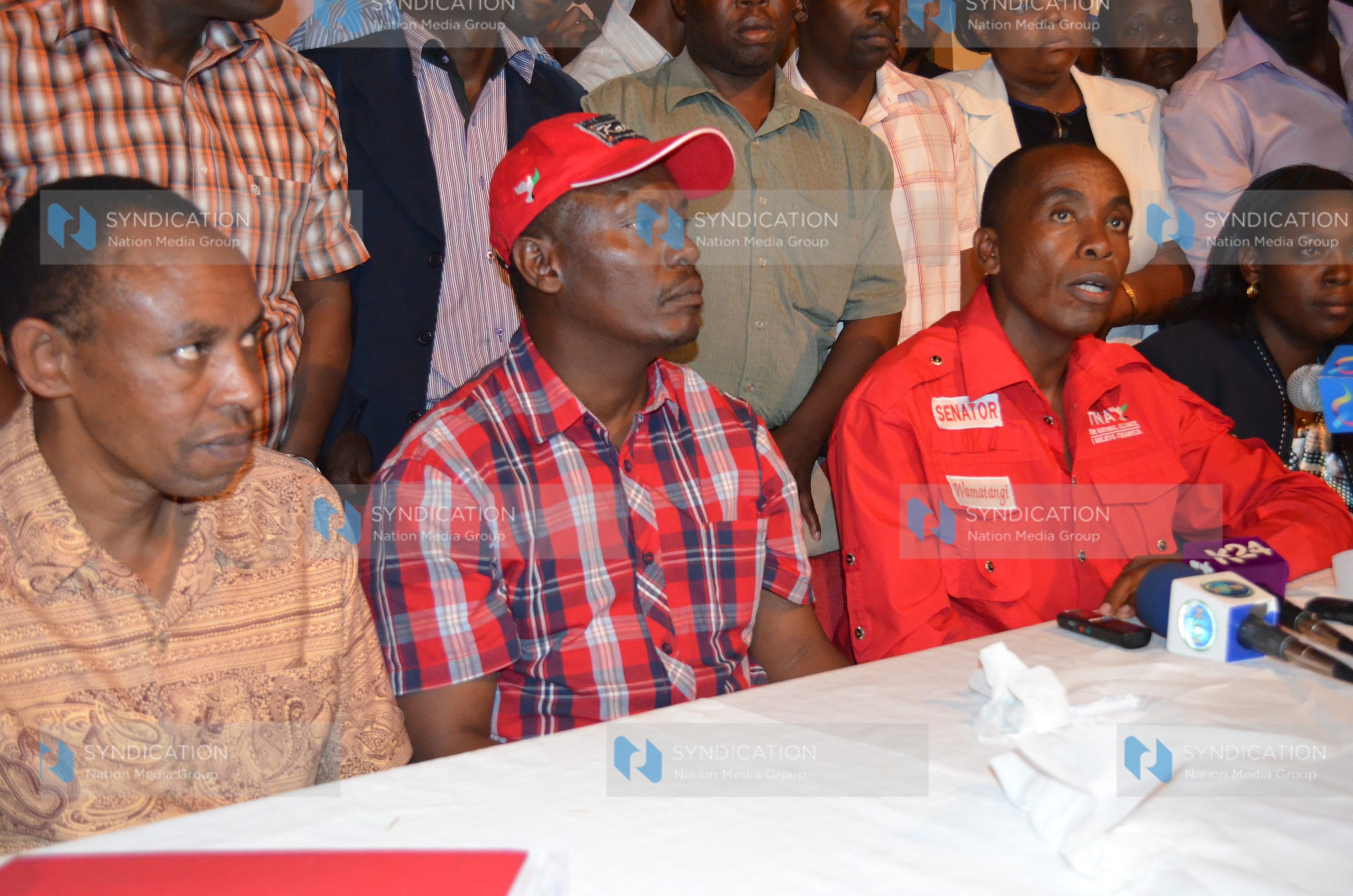 A meeting of 62 of the 72 TNA nominees who agreed to hold joint campaigns