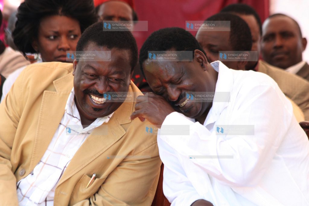 Prime Minister Raila Odinga and Deputy Prime Minister Musalia Mudavadi