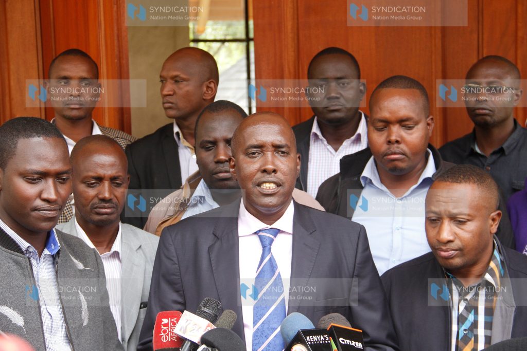 Joseph Ole Lenku Kajiado County governor aspirant in Jubilee party ticket