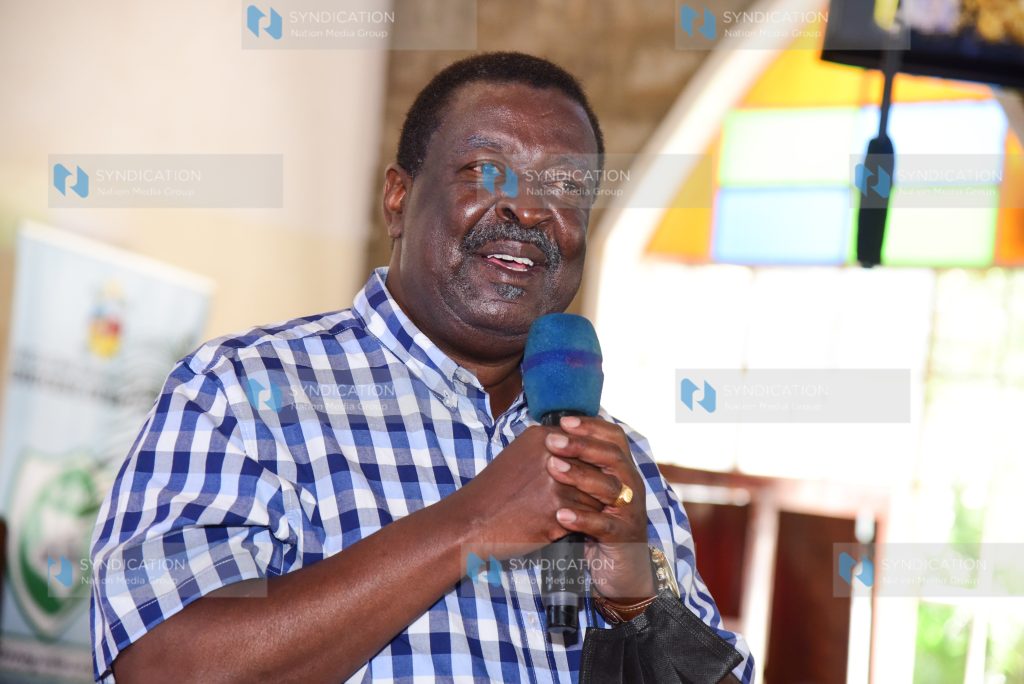 ANC Party Leader Musalia Mudavadi attending a church service