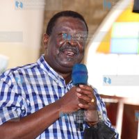 ANC Party Leader Musalia Mudavadi attending a church service