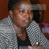 Monica Juma being vetted by the Defence and foreign relations committee