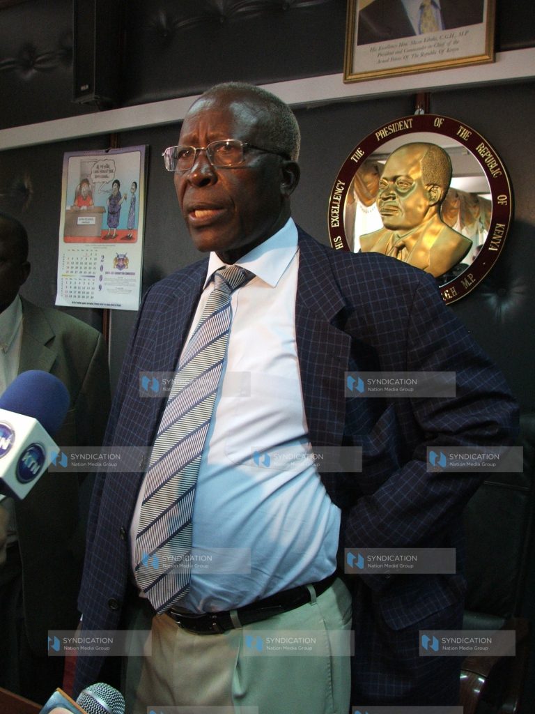Education Minister Professor Sam Ongeri