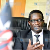 Ezra Chiloba during the interview with The Business Daily