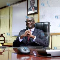 IEBC CEO Ezra Chiloba during the interview