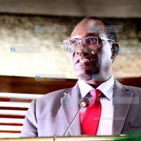 Treasury PS Dr Chris Kiptoo during the launch of public sector hearings for the FY 2023/2024 and Medium-Term Budget