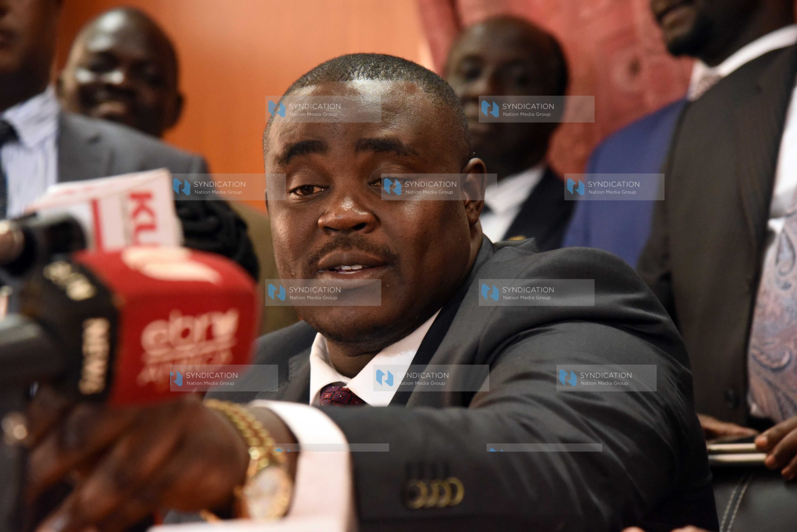 Senate Deputy Minority Leader and Kakamega Senator Cleophas Malala during a press conference