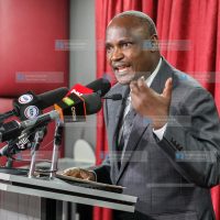 John Mbadi addressing the media on the FY 2026/27 budget