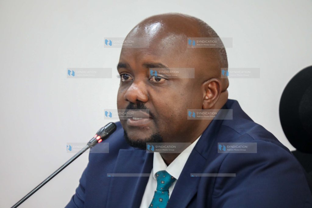 Scott Tindi Mwale during the session at the Bunge Tower