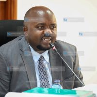 The chairperson National Assembly Public Accounts Committee and Butere MP Tindi Mwale during the session