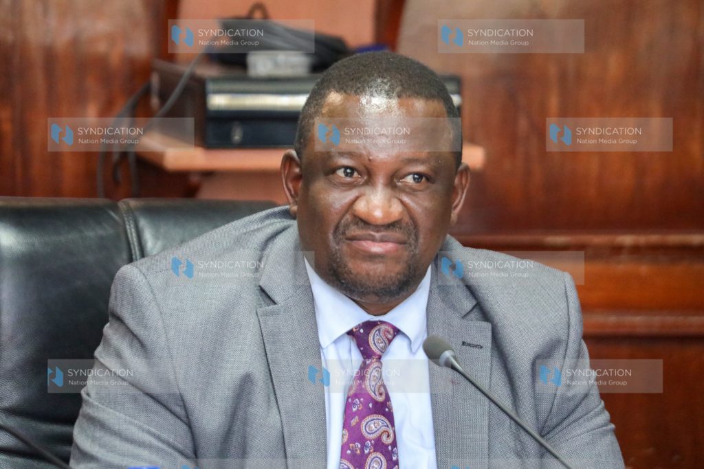 Cabinet Secretary for Mining, Blue Economy and Maritime Affairs Mvurya Salim