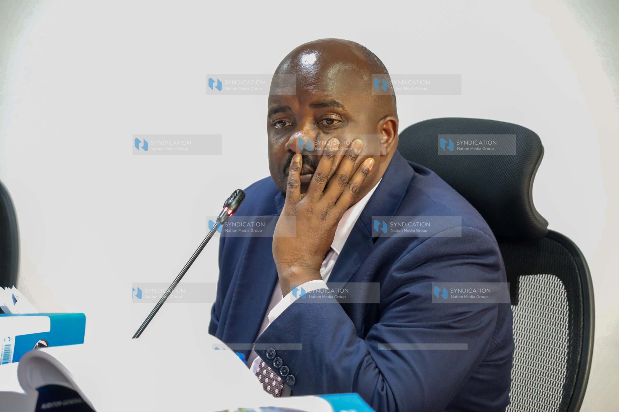 The chairperson National Assembly Public Accounts Committee and Butere MP Tindi Mwale During the session