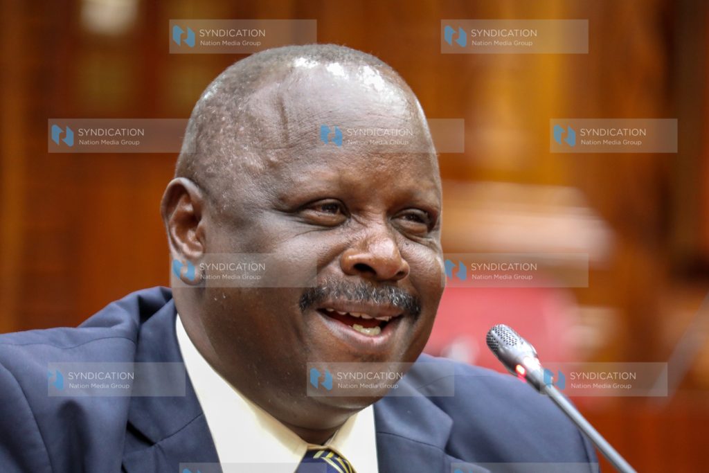Isaac Kiprono Ruto before the Justice and Legal Affairs Committee