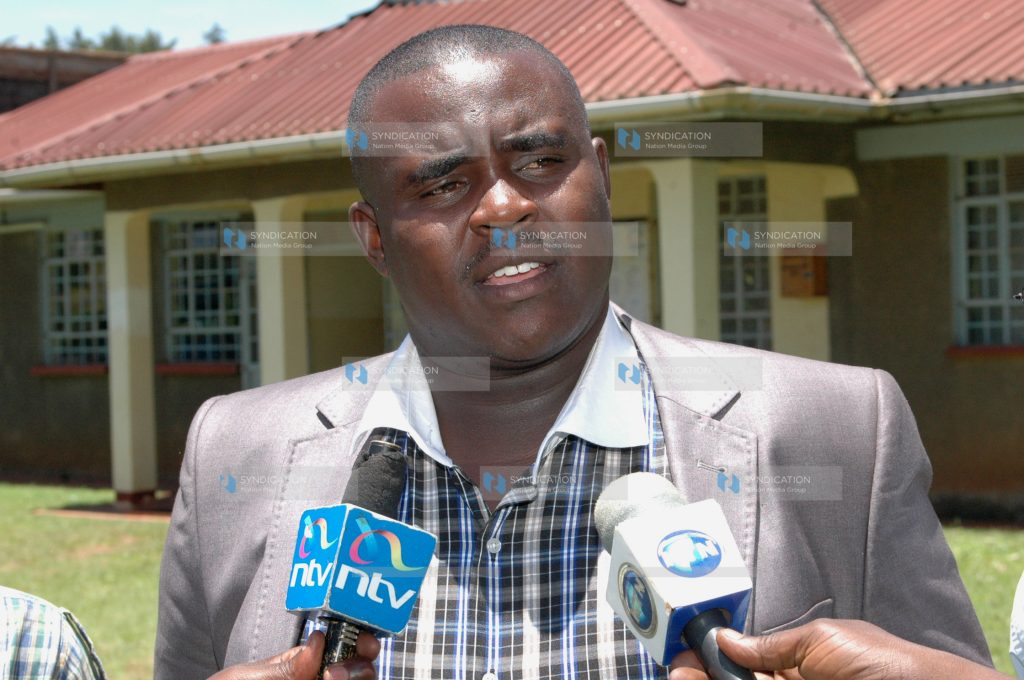 Cleophas Malala, who wrote and directed a winning play titled “Shacles of Doom” for Butere Girls High School
