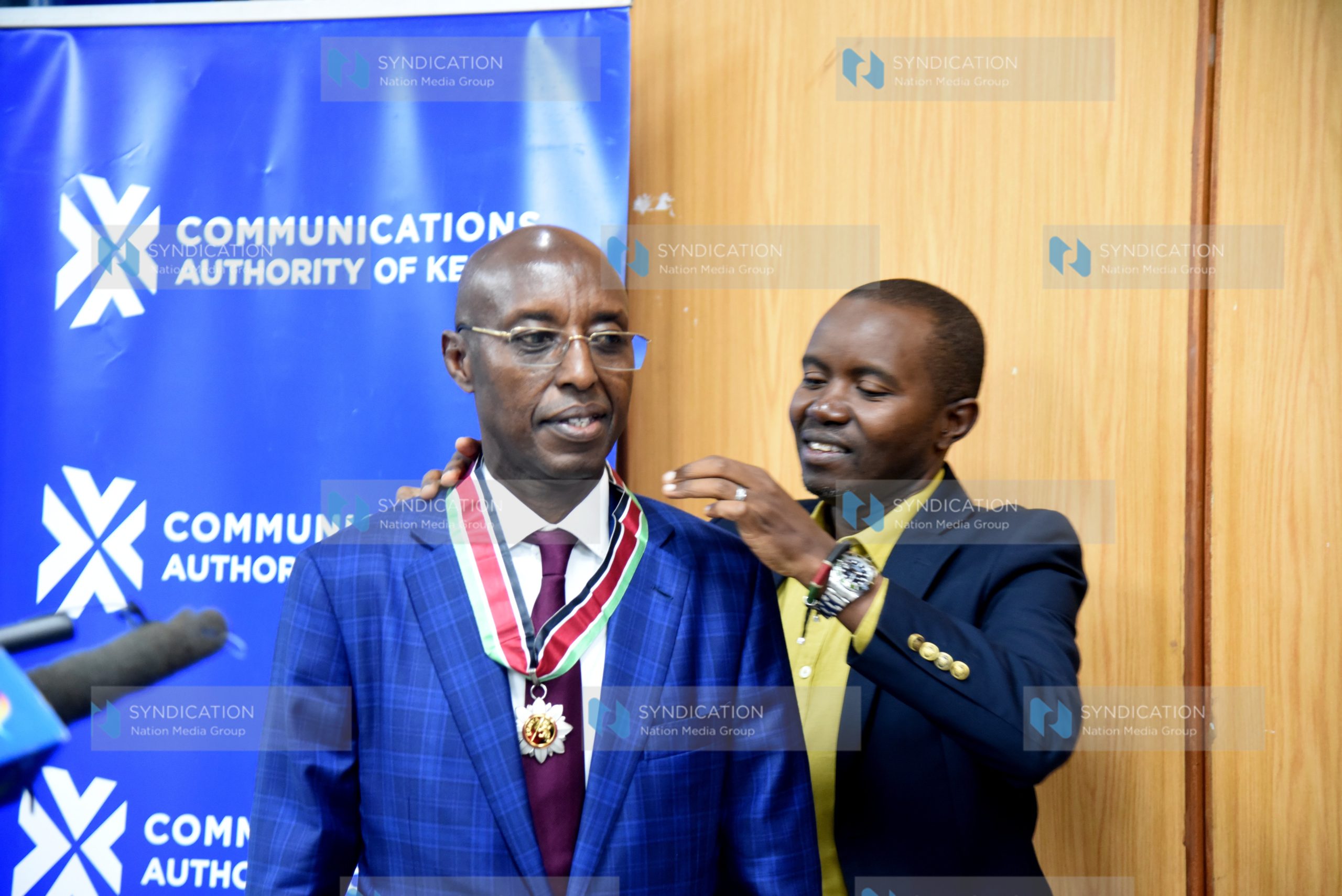 Inauguration of four members to the board of the Communications Authority of Kenya (CA)