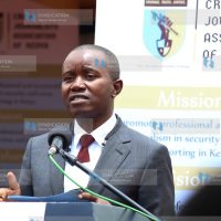 Official launch of Crime Journalists Association of Kenya at the Directorate of Criminal Investigations (DCI)