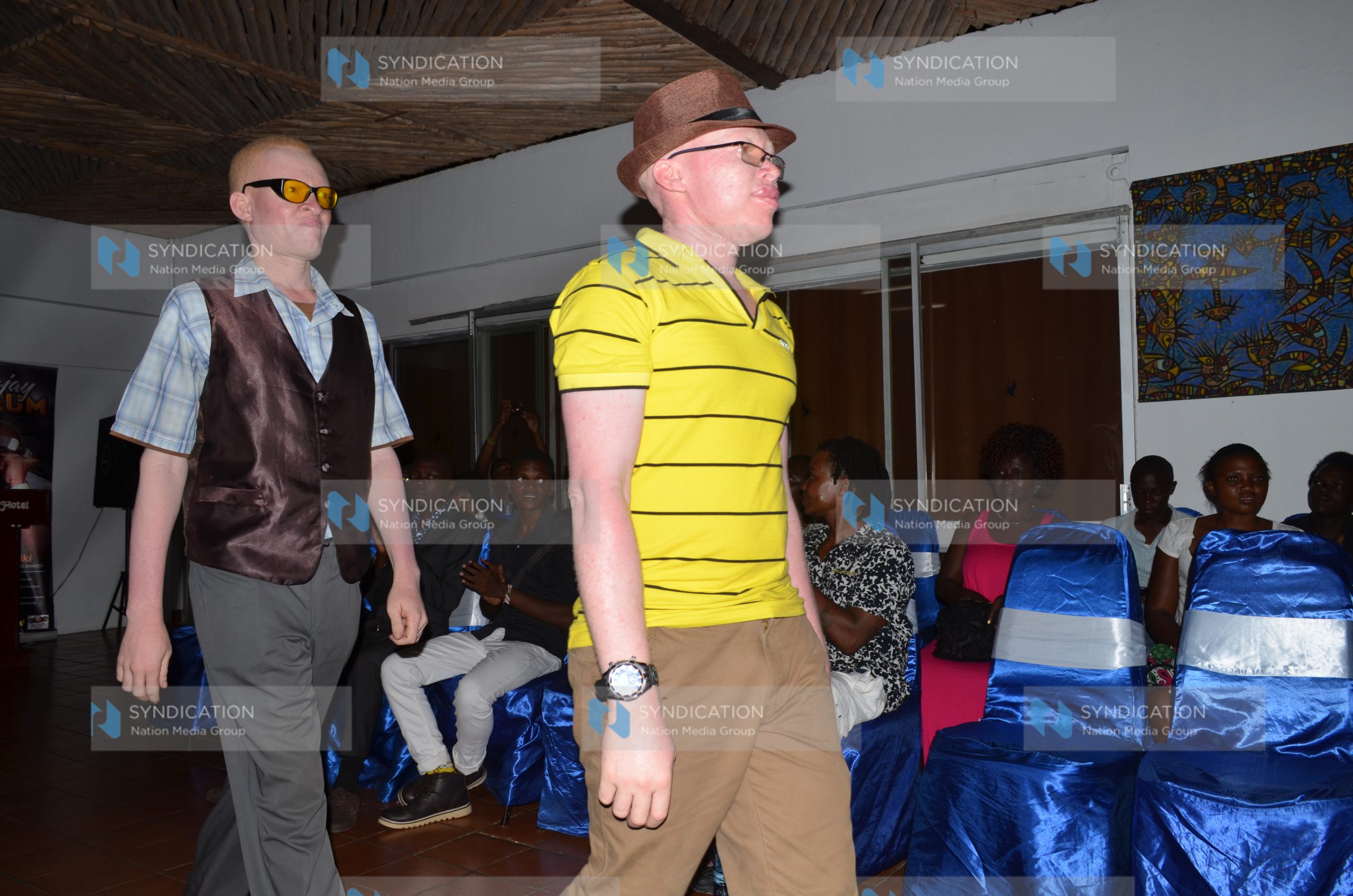 Participants in the Persons Living with Albinism Beauty Contest