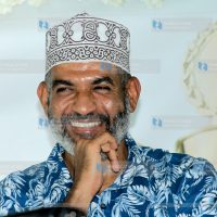 Mvita MP Abdulswamad Nassir addresses guests during the Sports Awards Gala Dinner