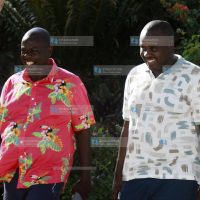 (DCP) Leader Rigathi Gachagua (left) with his Deputy Party Leader Cleophas Malala (right)