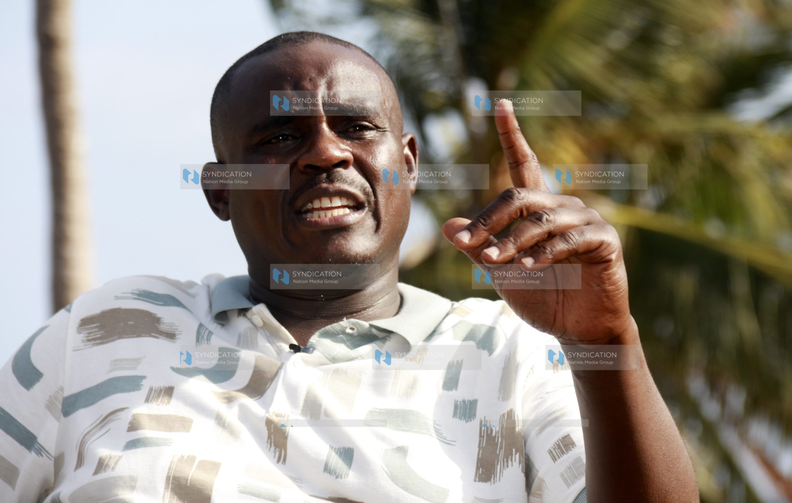 The Democracy for Citizens Party (DCP) Deputy Party Leader Cleophas Malala in Kilifi