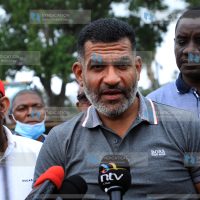 Mombasa Governor Abdulswamad Nassir at Manyimbo Cemetery