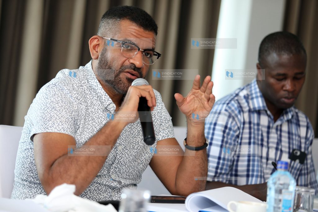 A committee session on Coast parastatals at English Point Marina