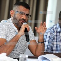 A committee session on Coast parastatals at English Point Marina
