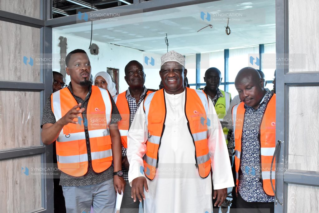 A familiarization tour of the almost complete KMA Towers