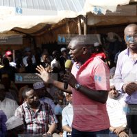 Kapseret MP Oscar Sudi addresses mourners