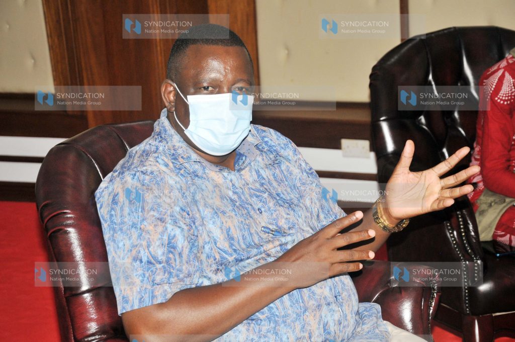 Kwale Governor Salim Mvurya reacting at INFOTRAK report
