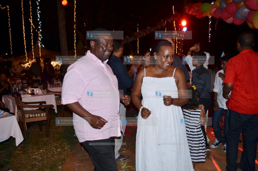 UDF Leader Musalia Mudavadi joins Kenyans in a dance to usher in the New Year