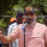 ODM Deputy Party Leader and Mombasa Governor Abdulswamad Nassir addresses party members