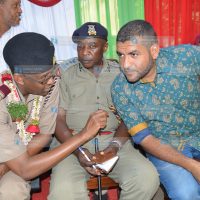 A public baraza at Fort Jesus in Mombasa