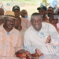 Kwale governor Mr. Salim Mvurya together with CORD leader Raila Odinga