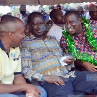 A public rally at Ukunda town
