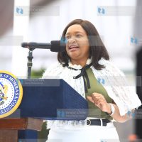 Tourism Cabinet Secretary Rebecca Miano makes her opening remarks to tourism stakeholders
