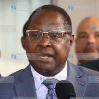 Embu Governor and COG Chairman Martin Wambora addresses the media