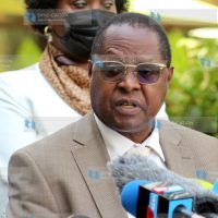 Council of Governors (CoG) Chair and Embu Governor Martin Wambora addresses a press conference
