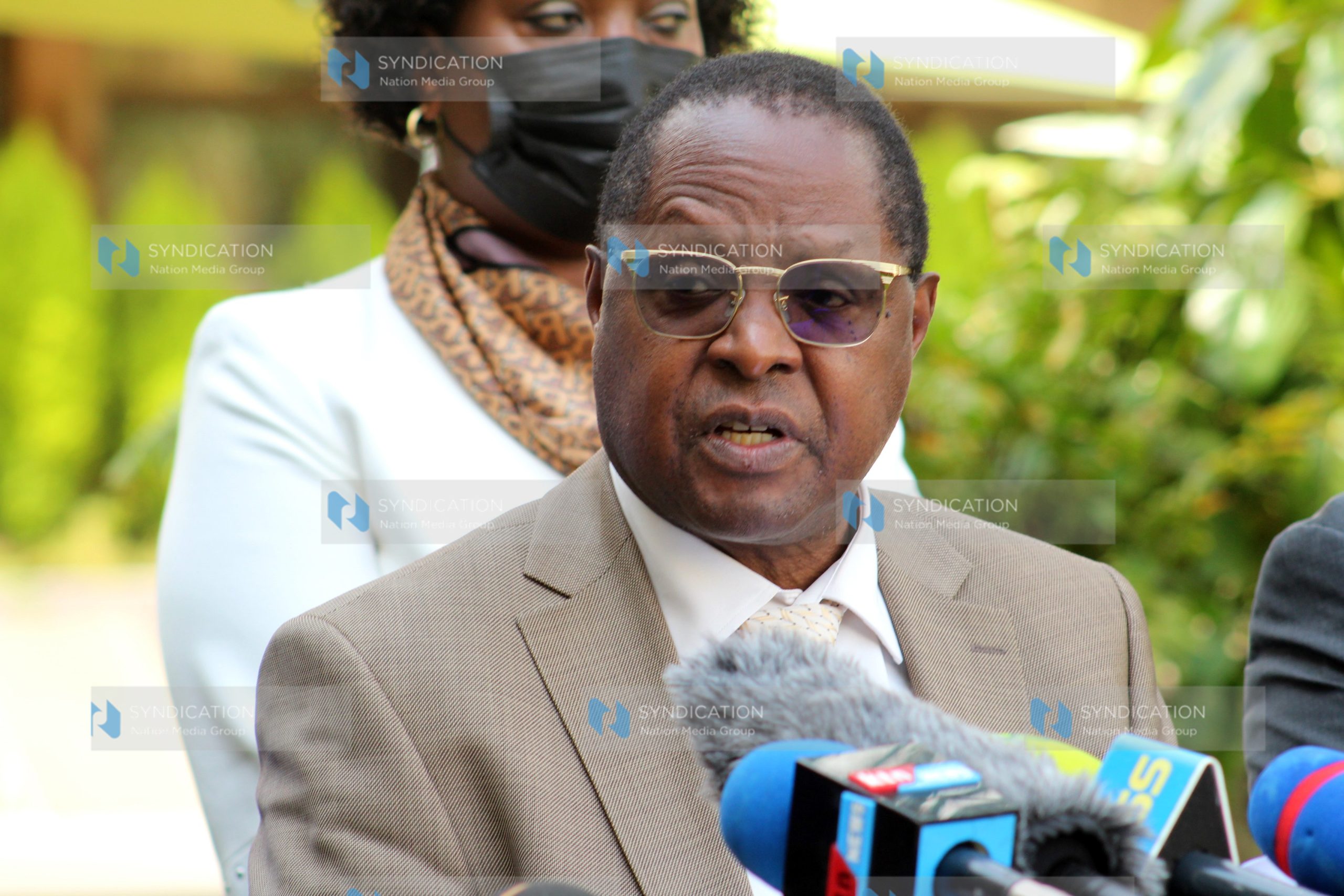 Council of Governors (CoG) Chair and Embu Governor Martin Wambora addresses a press conference