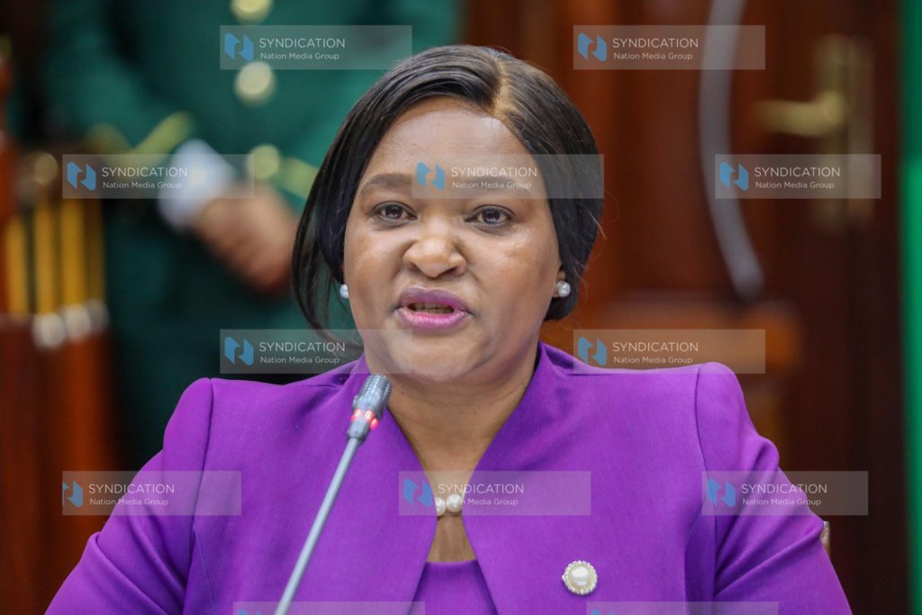Tourism and Wildlife Cabinet Secretary nominee Rebecca Miano before the Committee