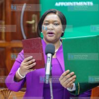 Tourism and Wildlife Cabinet Secretary nominee Rebecca Miano before the Committee