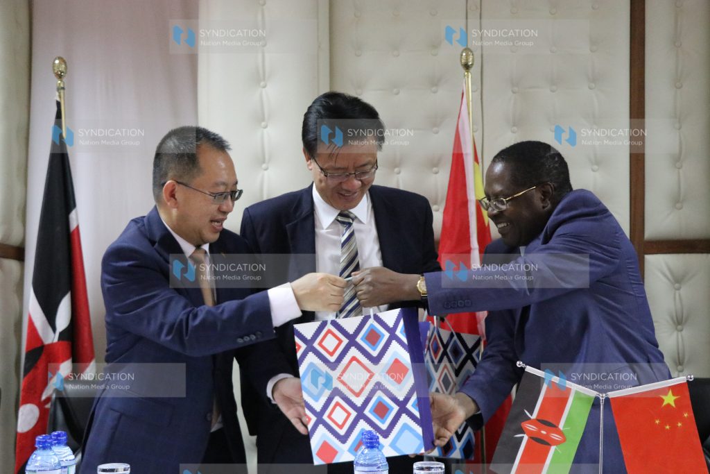 Wambora signs a KSh 25.5 billion development deal