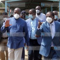 Health Cabinet Secretary Mutahi Kagwe and Embu Governor Martin Wambora tour Embu Level Five Hospital