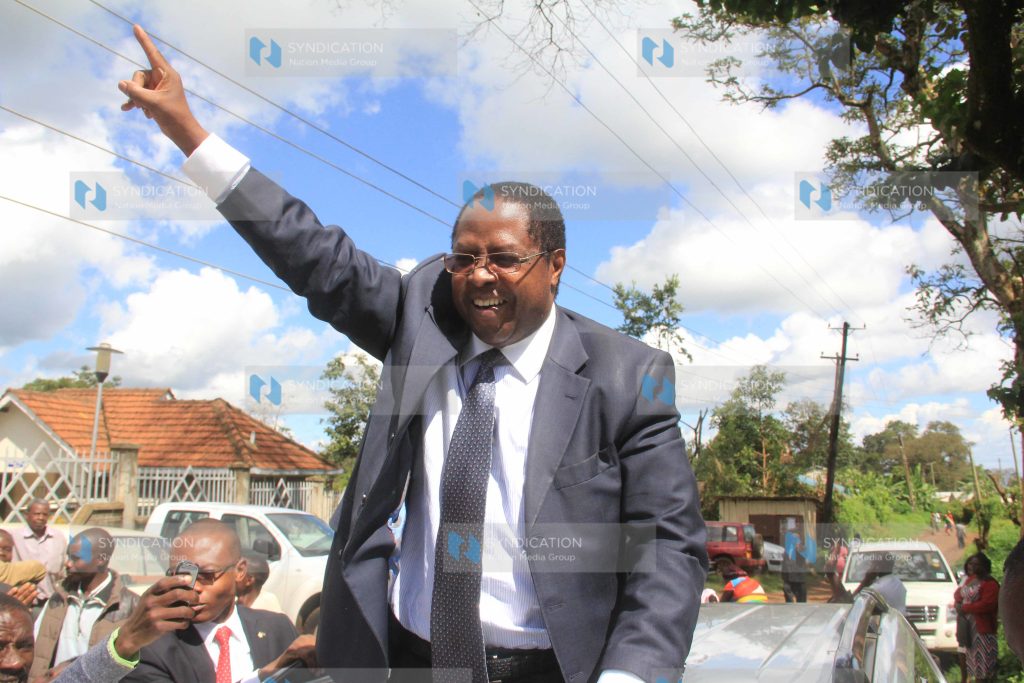 Embu Governor Martin Wambora in jubilation