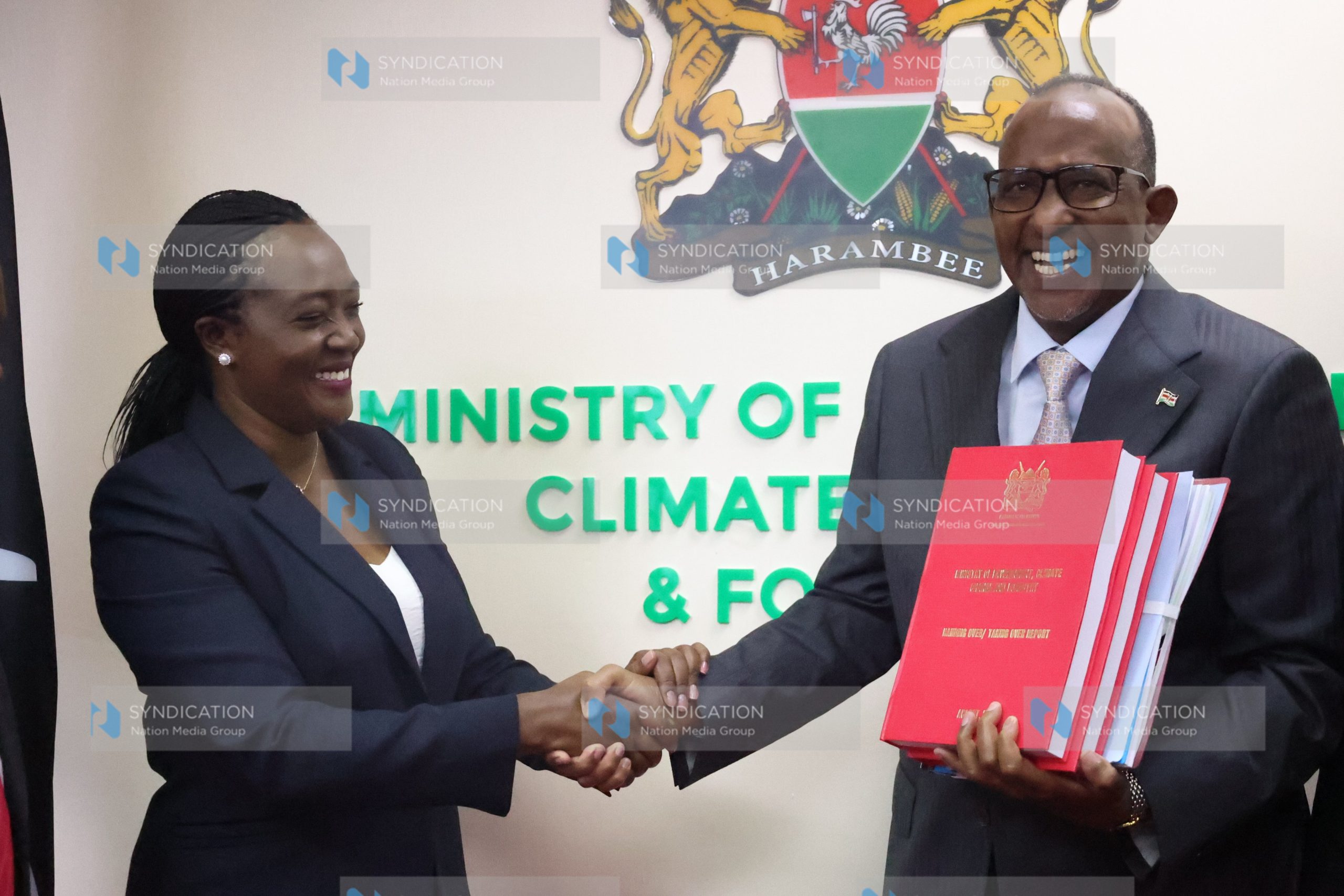 Handing over of the ministry offices